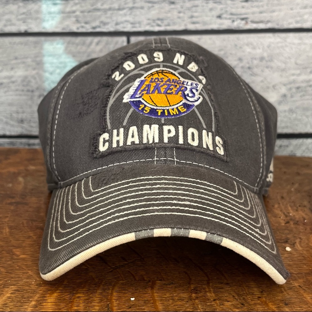 LA Lakers NBA 2009 Championship Hat Adidas